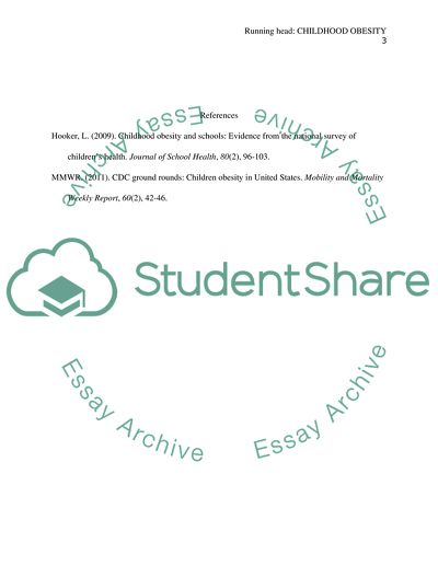 Children Obesity in the United States