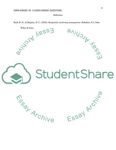 Open-Ended vs Closed-Ended Questions
