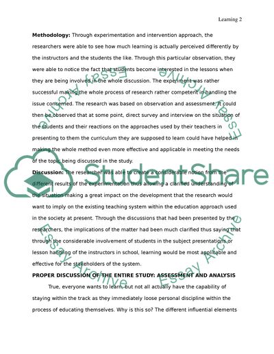 Researching Learners and Learning