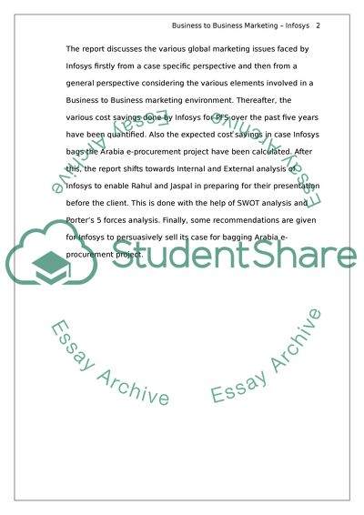 Marketing Issues Faced by Infosys