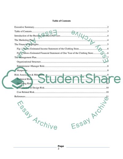 Business Planning and Feasibility Assessment