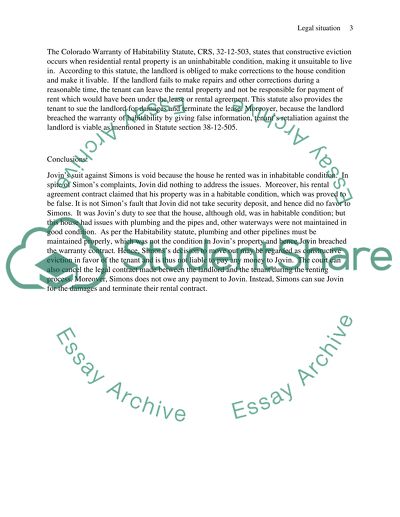 Project Michael Jovin Legal Situation