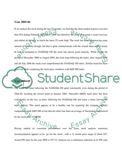 Stock Performance Trends