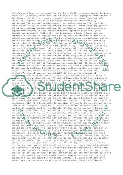 Ben and Jerry ice-cream company