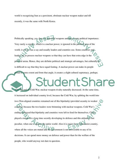 What Are Nuclear Weapons