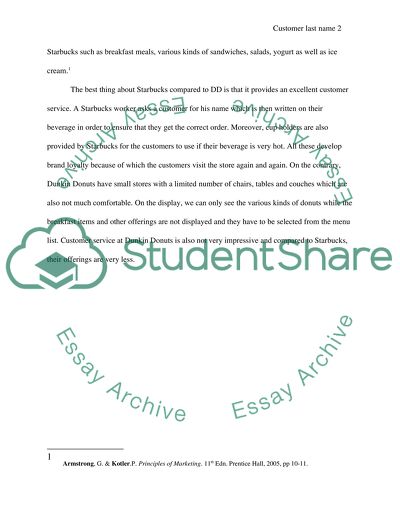 Starbucks and Dunkin Donuts Brands