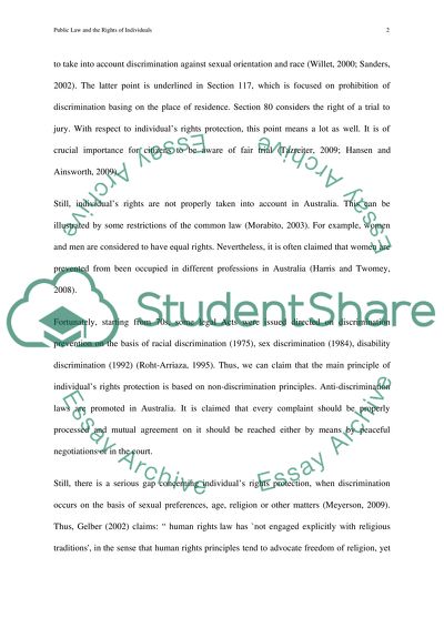 Public Law and the Rights of Individuals