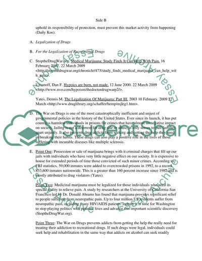 Legalization of Drugs