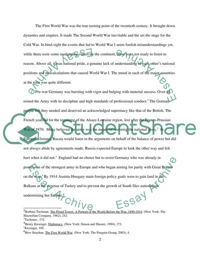 Russia Responsibility for the July Crisis