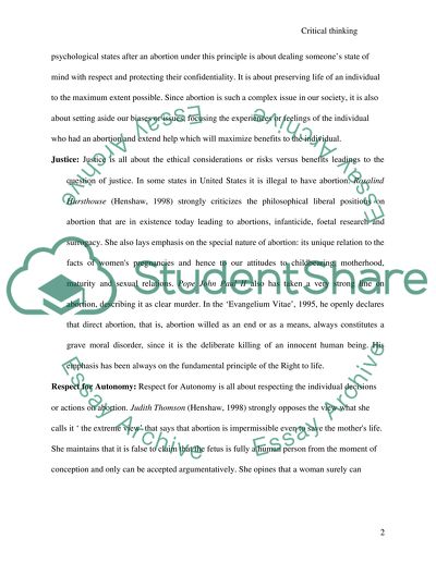 Nursing research class ethics