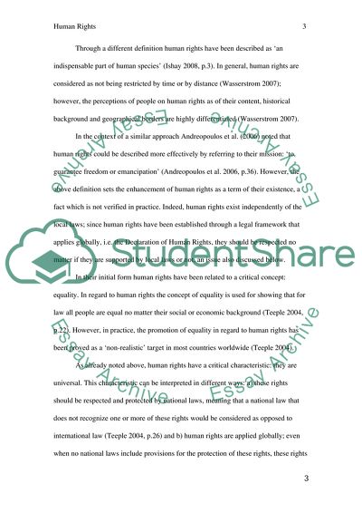 Are Human Rights Universal, Inherent, Inalienable, and Indivisible