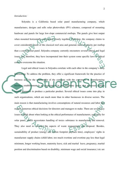 Law and Business Ethics