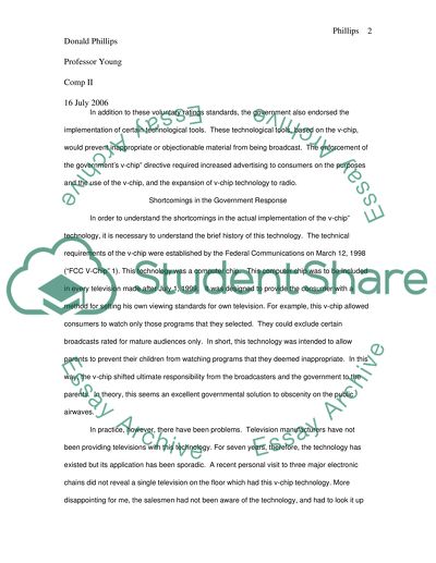 Voluntary Ratings And V-chip Technology