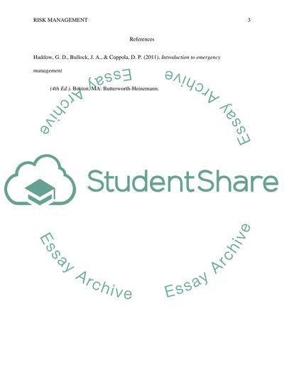 Introduction to Emergency Management