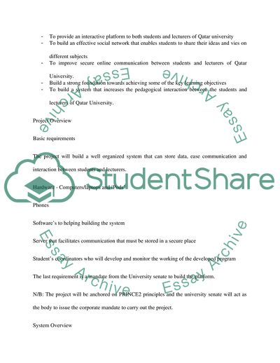 The System of School of Business and Economics Qatar University