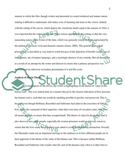 How the topic of genocide is presented in the film The Grey Zone