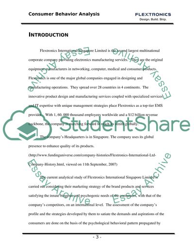 Flextronics International Singapore Limited
