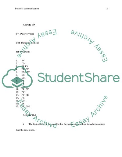 Business Communication