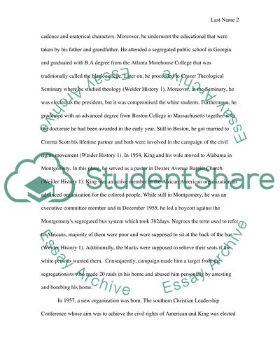 Dr. Martin Luther King