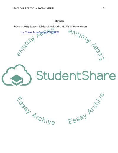 5Across: Politics + Social Media