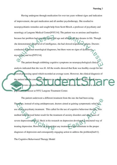 Motivational Interviewing and Cognitive Behavioural Therapy for the Treatment of Depression