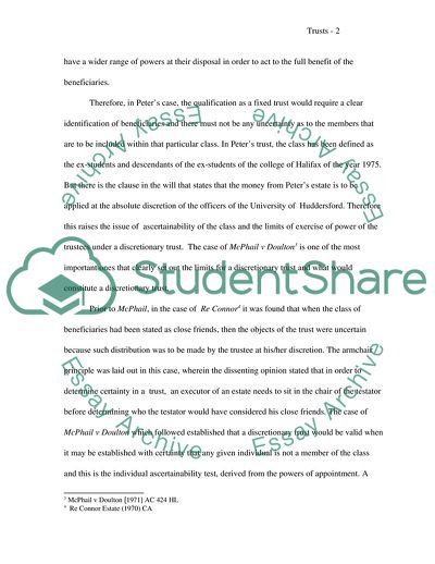 Law of Trusts and Equity