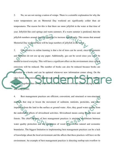 Environmental systems