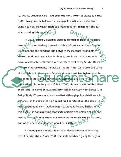 Police Details: The Corrupted Cash Cow for Cops