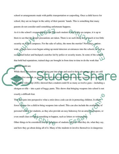 Children Violence in School