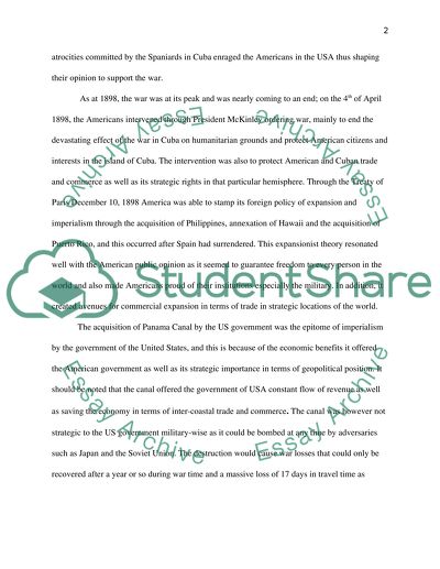 American Political and Economic Foreign Policy in the 19th Century