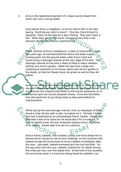 Discussing the Case Concerning Property Law in England