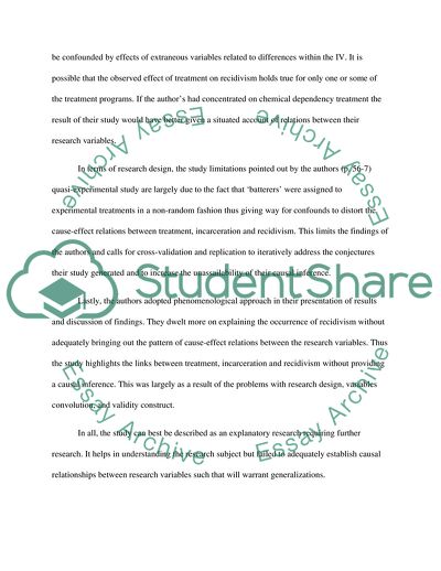 Question and Answer on Quasi-Experimental Design