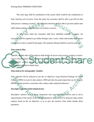 Smoking Cessation: CINAHL Database Research