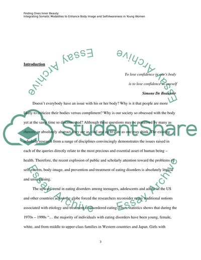 Body Image and Self-Awareness among Young Women