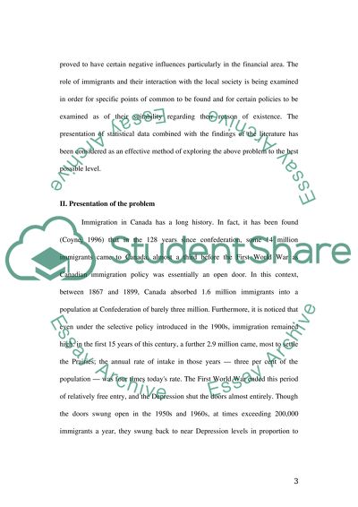 Immigration and employment in Ontario