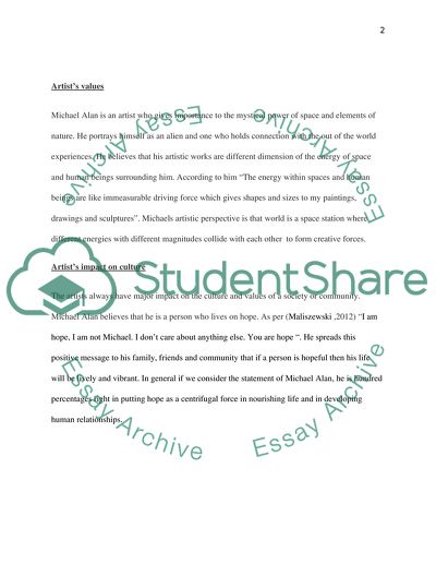 Life and Works of Michael Alan