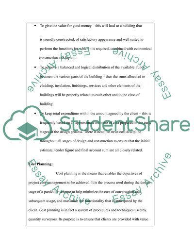Use of computers in construction cost controlling process