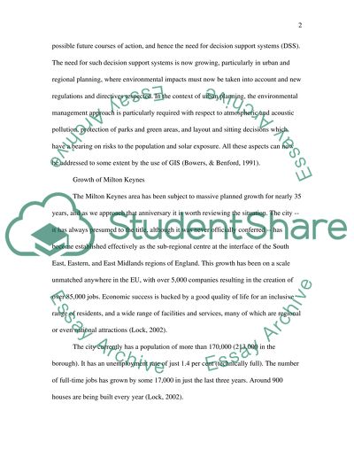 Geographical Information Systems