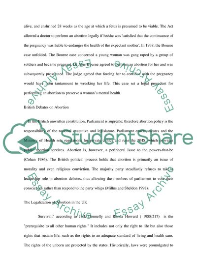 Rights of the Unborn in the UK and EU