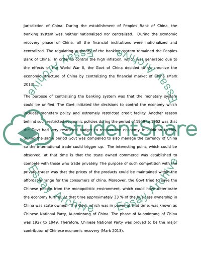 The Process of Economic Development in China in the 1950s