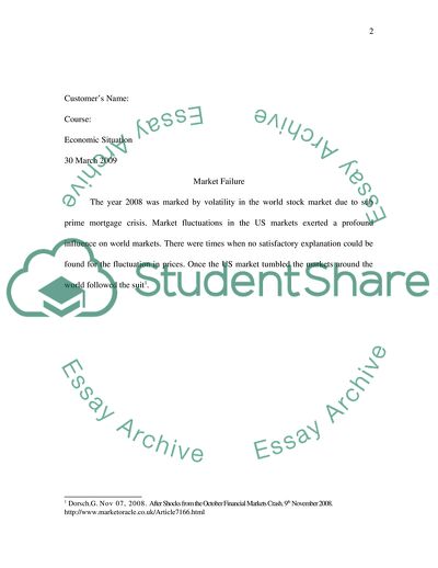 The Global Economic Situation
