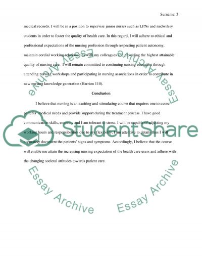 Essay on patient care