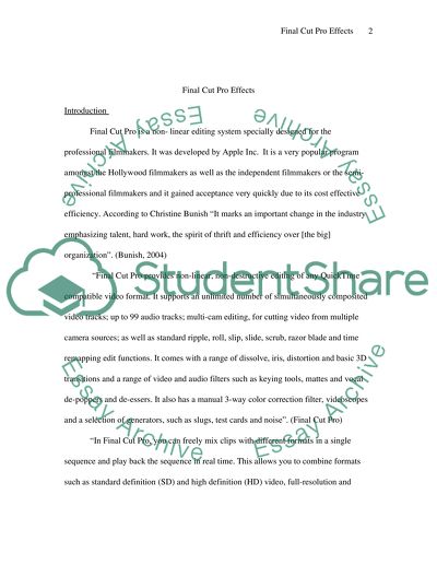 Final Cut Pro Effects