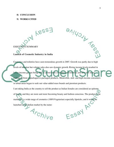 Launching Cosmetic Industry in India