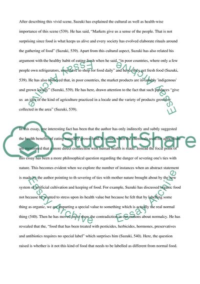 Food Connections by David Suzuki