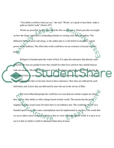 Analysis of The Cloister Walk by Norris Kathleen and Essential Dickinson by Dickinson Emily