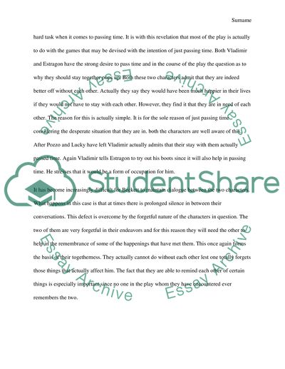 Waiting For Godot: Silence and Death