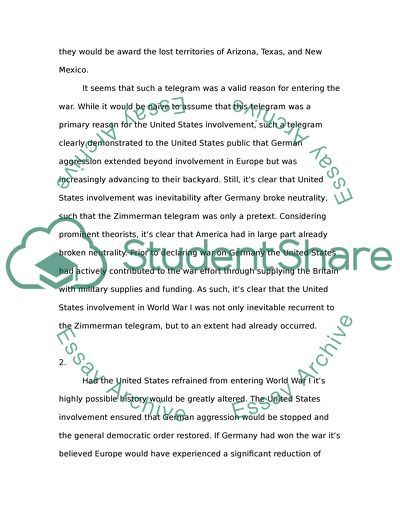 I Kept Us out of the War - Woodrow Wilson