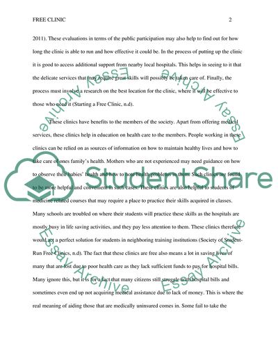 Society of Free Clinic