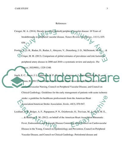 Cause of Circulation Disorder